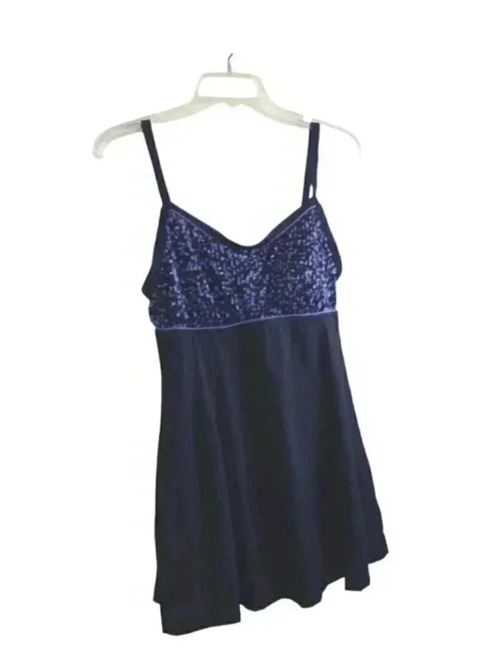 Elegant Maxine Navy Women's One Piece Swim Dress